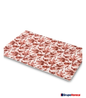 Platos Lienzo Flores Rojas 30x21x2cm Platos Lienzo Flores Rojas 30x21x2cm