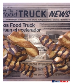 500 Hojas de Papel Periódico Antigrasa USO Alimentario 25x31cm The Food Truck News