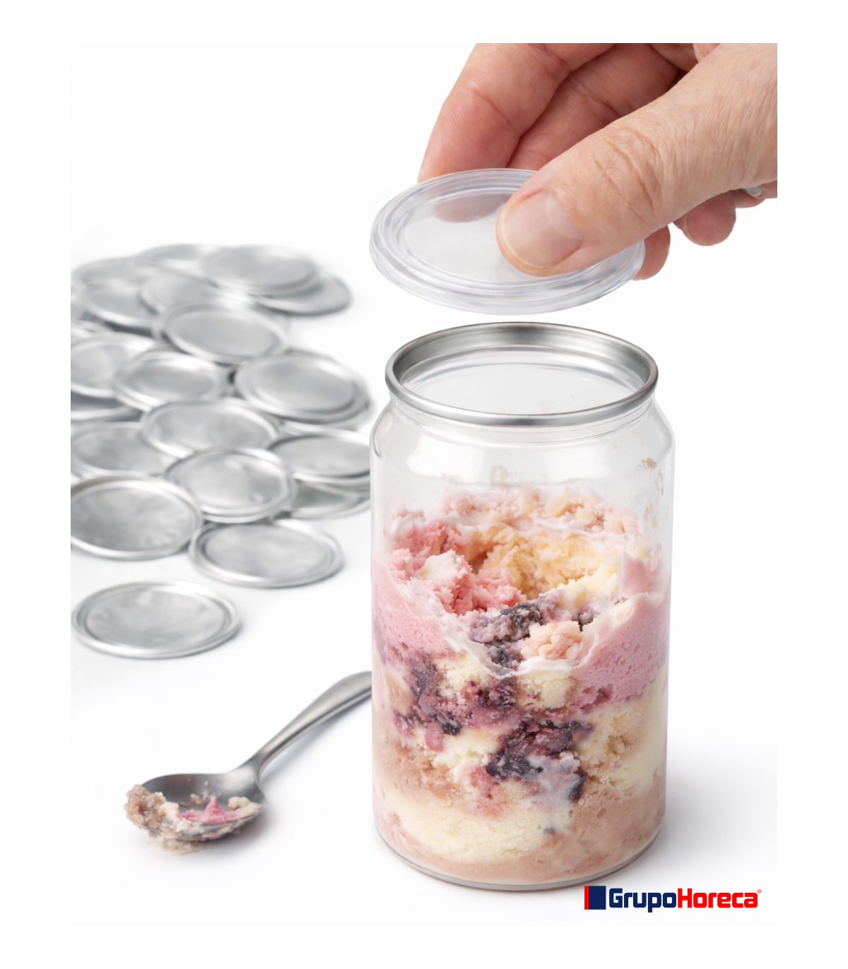 Tapas Polipropileno para latas PET