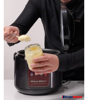 Sistema de cristalización controlada para chocolate y manteca de cacao.