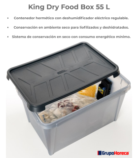 Sistema de conservación en seco con consumo energético mínimo.