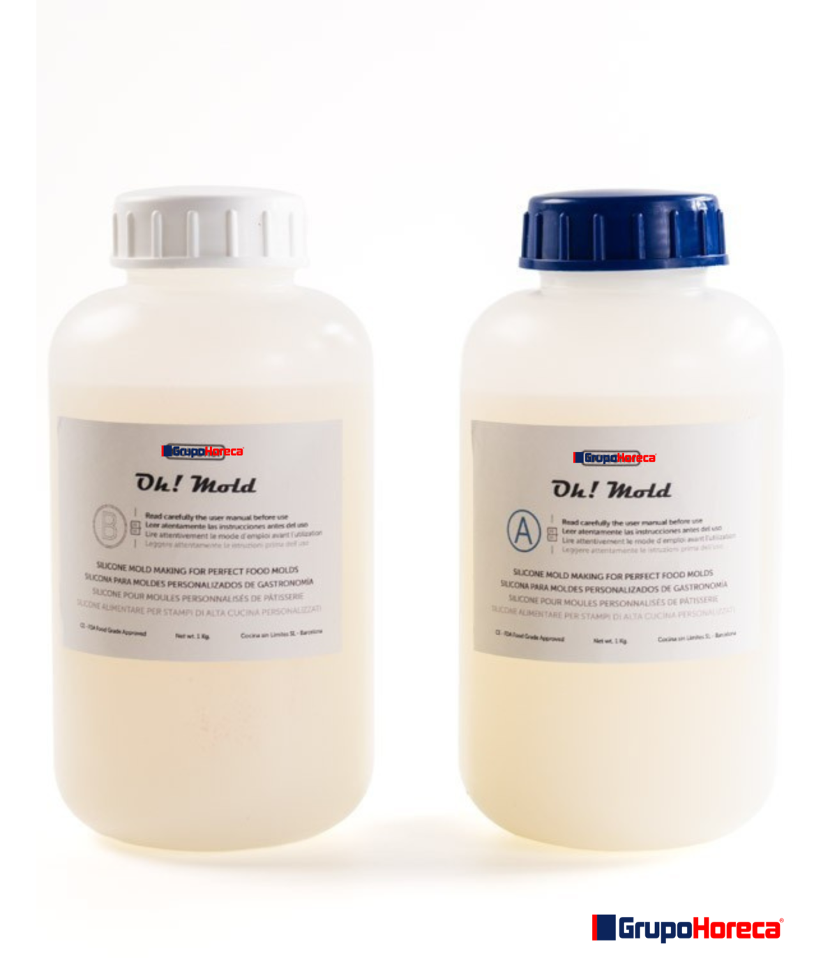 Silicona Líquida Alimentaria - 2kg - Oh Mold