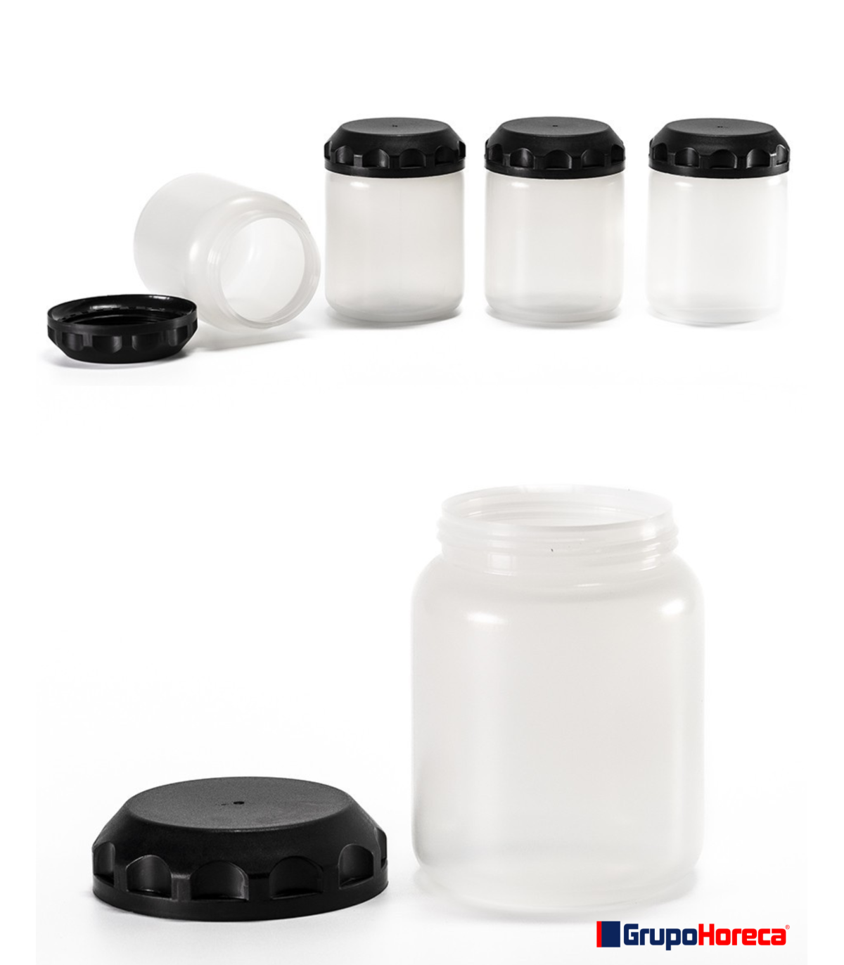 Botellas aptas para el contacto alimentario. Perfectas para conservar preparaciones en nevera o congelador.