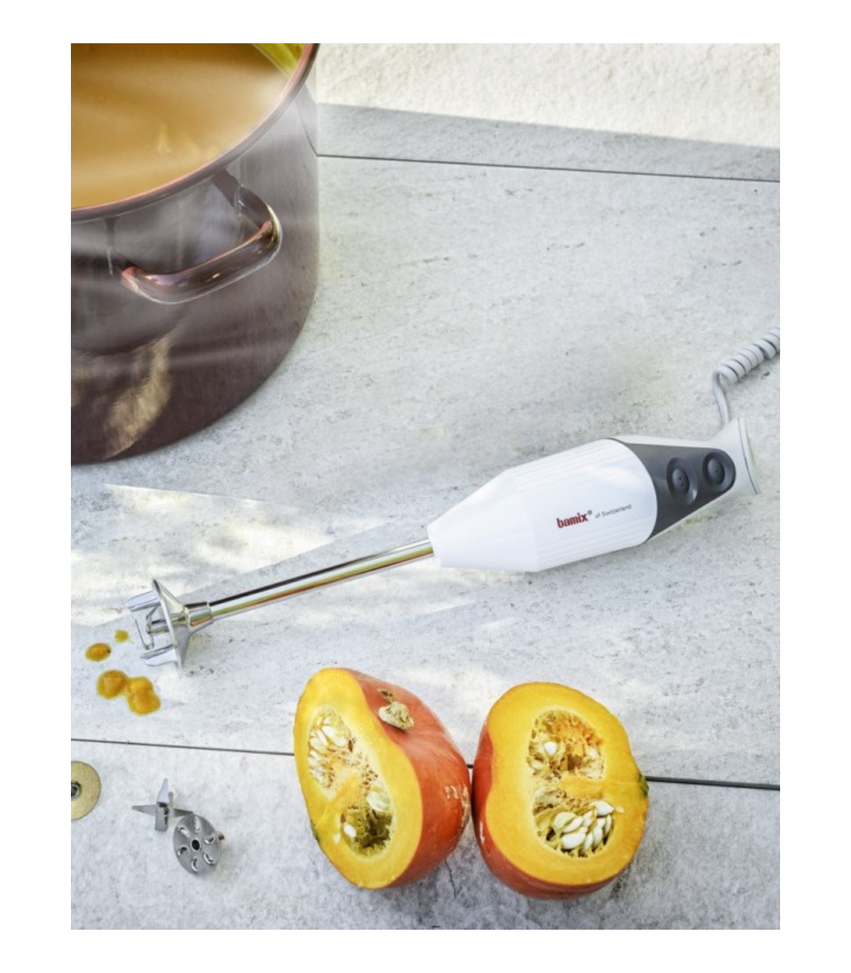 Batidora de Mano Profesional 200W Varilla Corta para Cocina, Coctelería y Barista