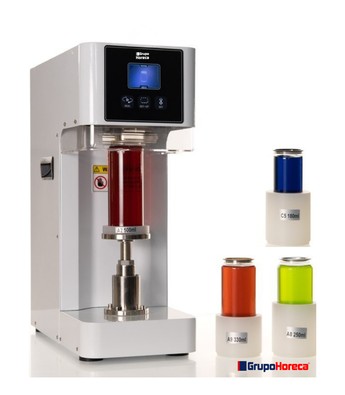 Sellador Cierra Latas Automático - Para Sólidos y  Líquidos de Latas Pet