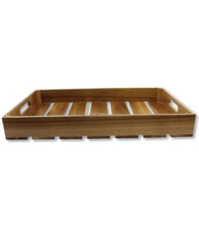 Caja de Madera de Acacia GN 1/1 Multiusos Caja de Madera de Acacia GN 1/1 Multiusos
