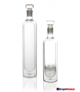 Botellas Borosilicato Doble Pared disponibles en dos tamaños Botellas Borosilicato Doble Pared disponibles en dos tamaños