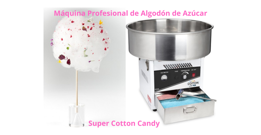 "Super Cotton Candy: La Máquina de Algodón de Azúcar que Revoluconará tu Negocio"