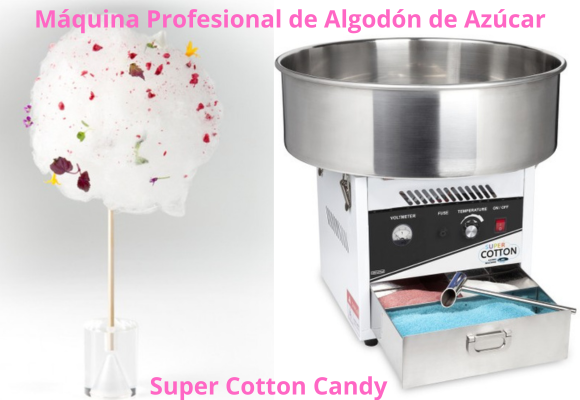 "Super Cotton Candy: La Máquina de Algodón de Azúcar que Revoluconará tu Negocio"