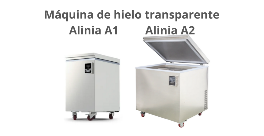 Produce Lotes de Hielo Cristalino y Purificado en Varios Formatos Moldeados con la Máquina de Hielo Transparente Alinia